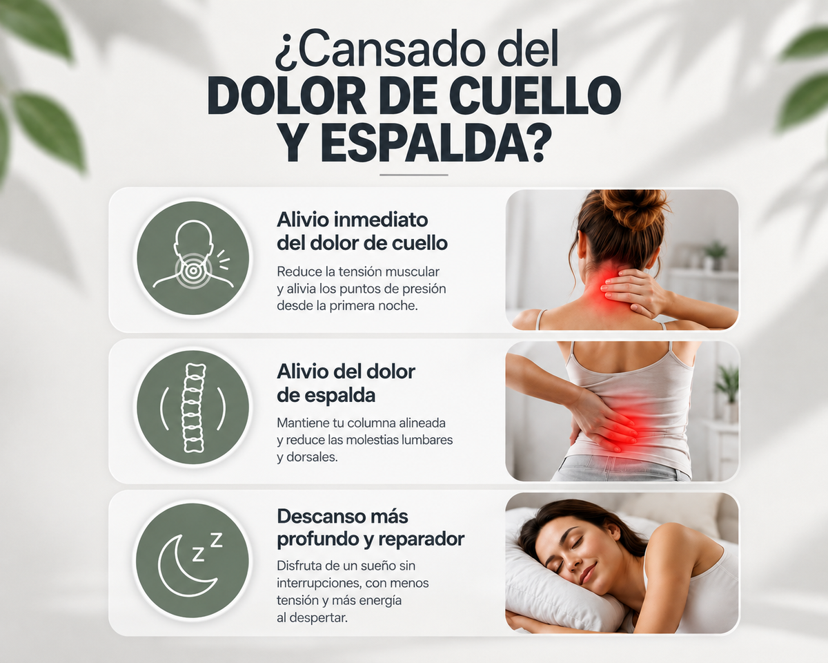 Soporte cervical para un mejor descanso