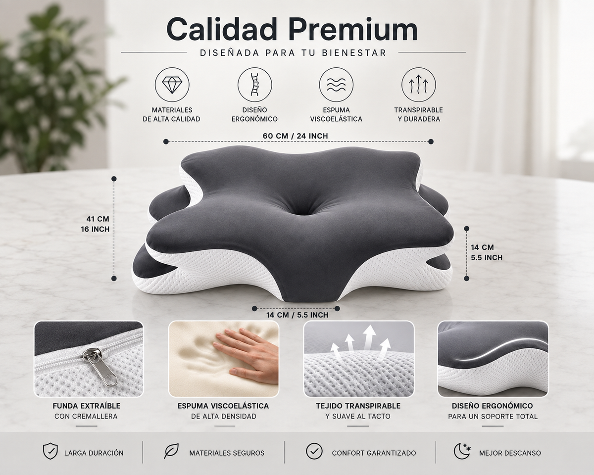 Soporte cervical para un mejor descanso